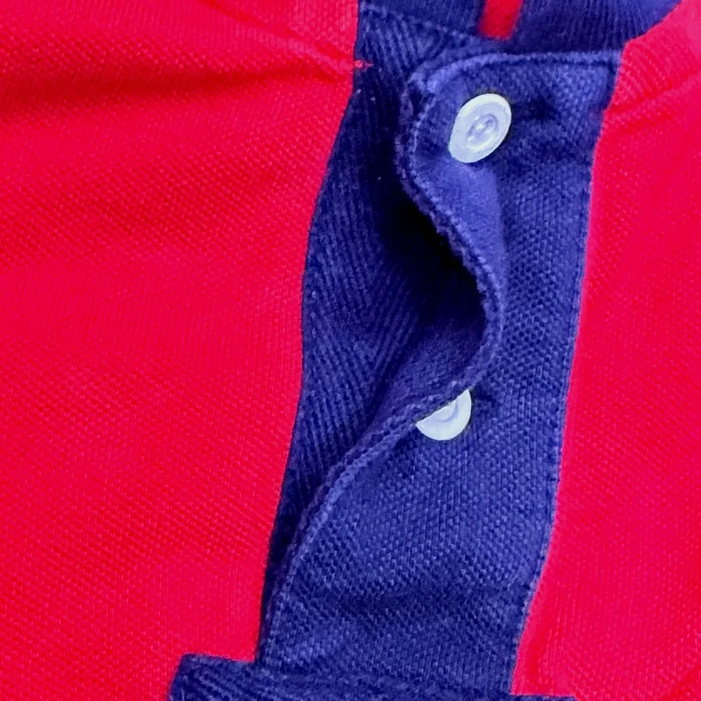 Polo Ralph Lauren Polo Shirt Men XXL Red Custom Snow Polo Challenge Cup Crest